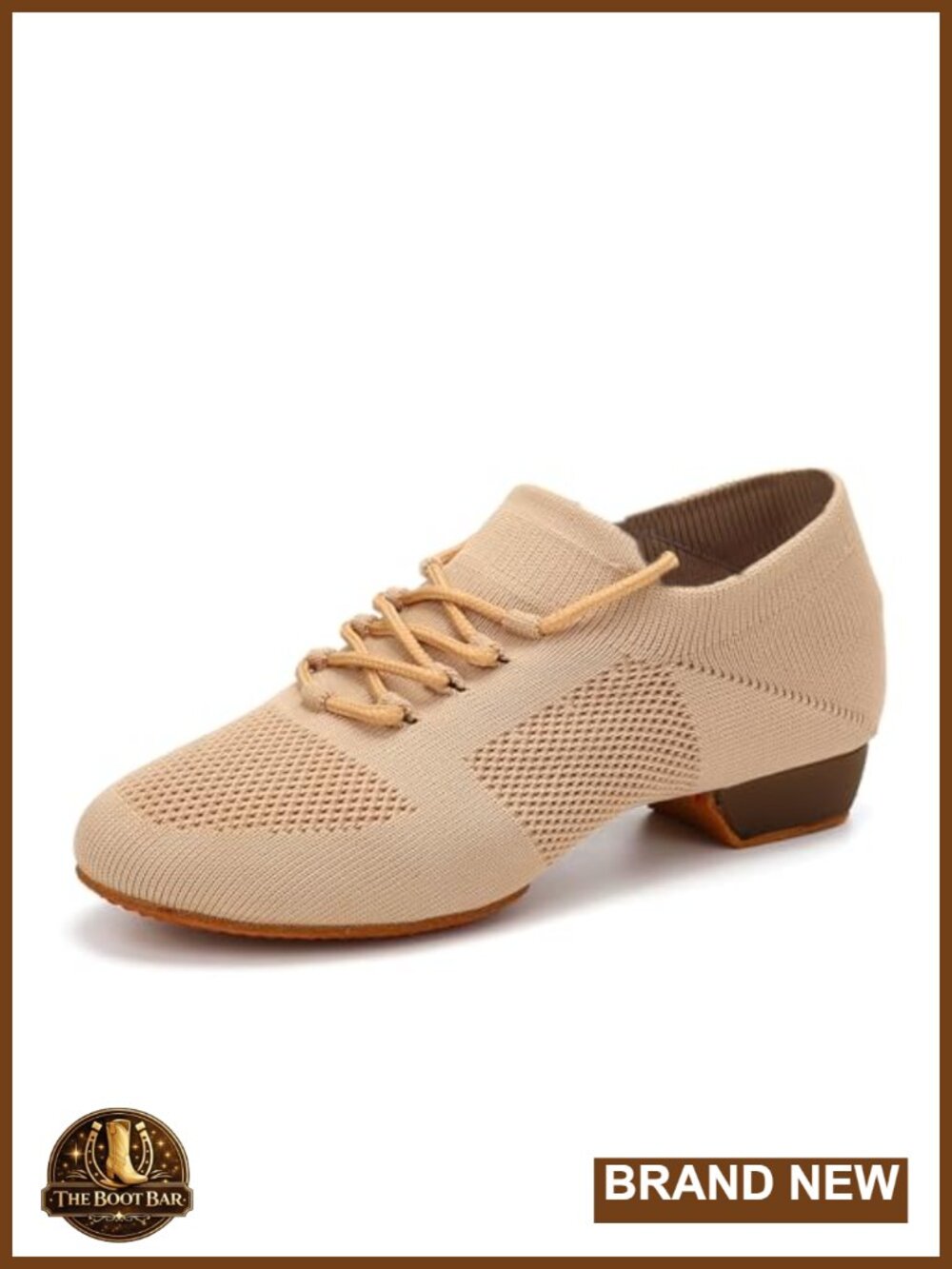 Women's Split Sole Suede Dance Sneakers Low Heel Ballroom Latin Beginner